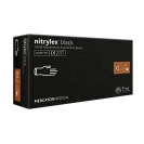 Nitrylex® rękawiczki nitrylowe S, czarne